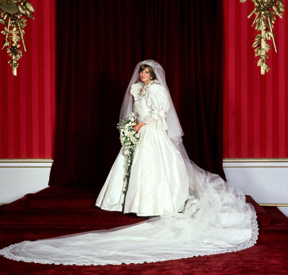 Diana, Princess of Wales on her wedding day in 1981 (PA Archive/PA Images)