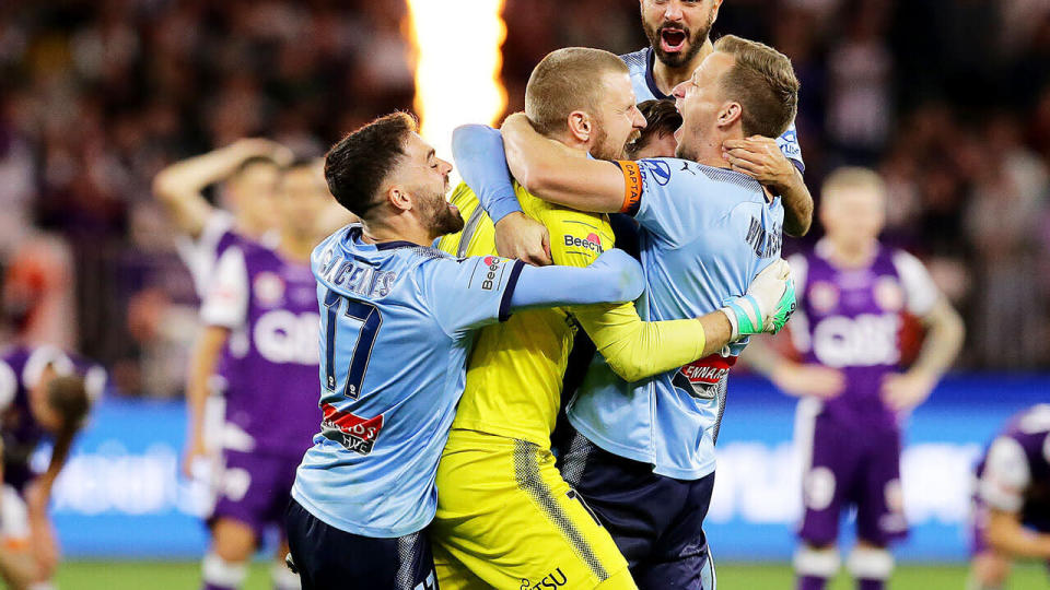 Sydney goalkeeper Andrew Redmayne was the hero in the penalty shootout, saving two shots.