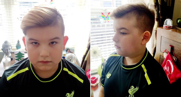 Sonny's controversial haircut [SWNS]