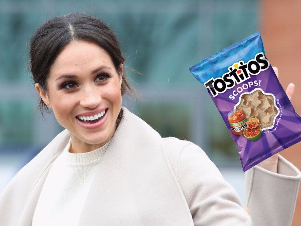 meghan markle tostitos