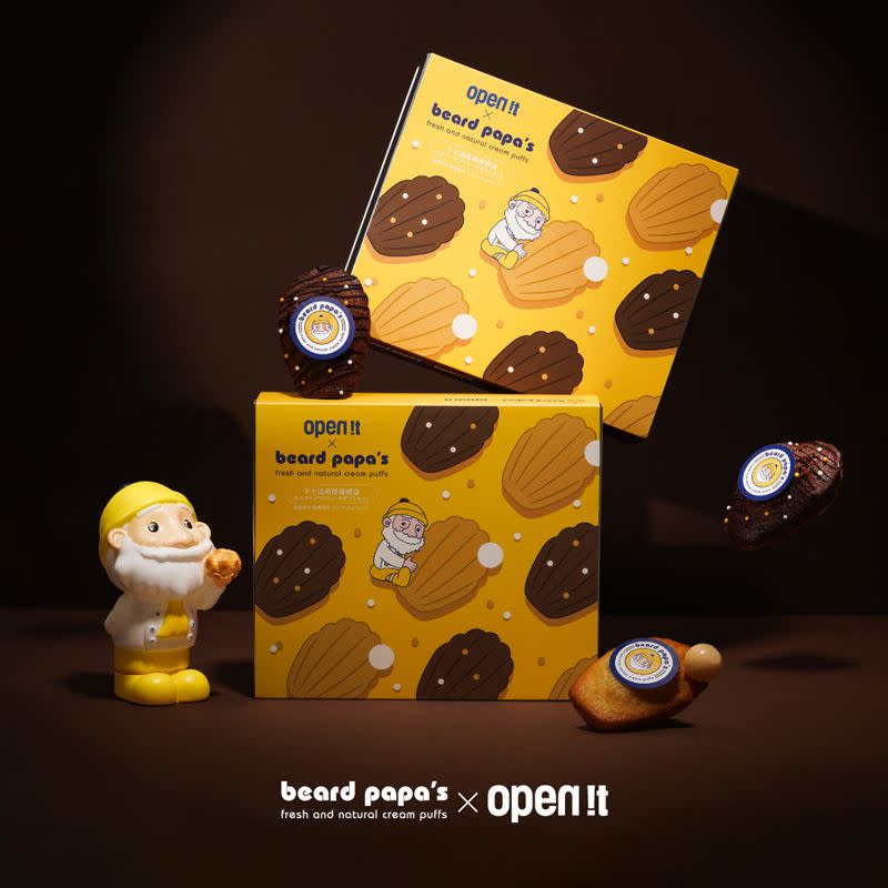 open it.與「beard papa’s」推出聯名作品。（圖／品牌業者提供）