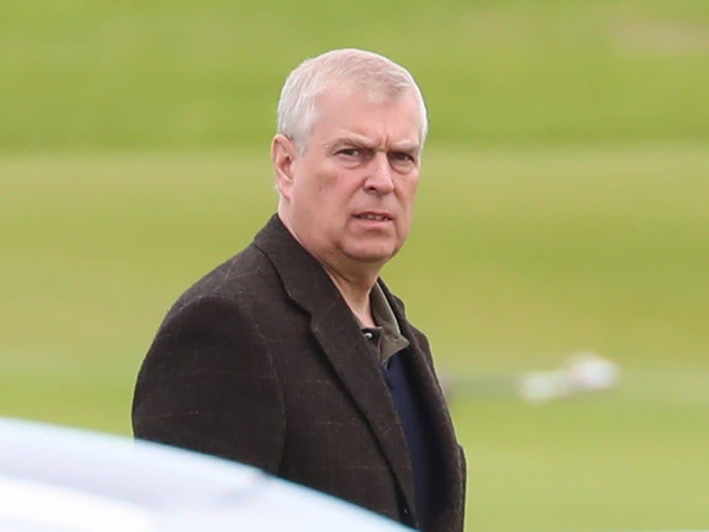 Prince Andrew has been spotted arriving at Balmoral Castle after being accused of sexually abusing a Jeffrey Epstein victim (Liam McBurney/PA)