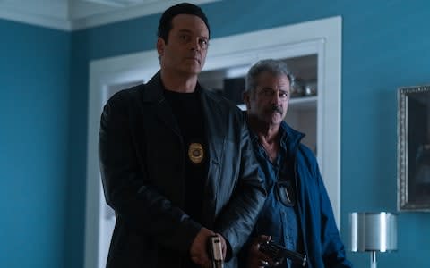 Vince Vaughn and Mel Gibson in Dragged Across Concrete