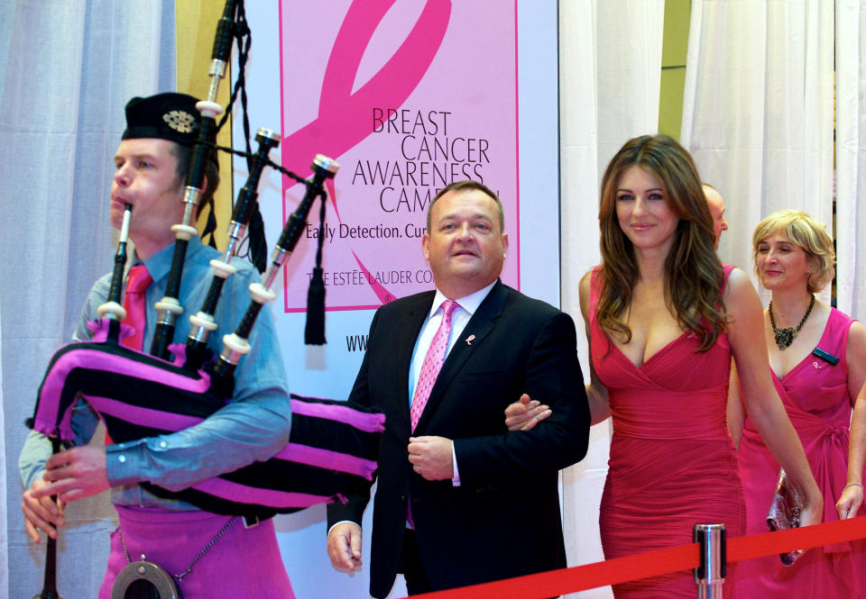 Elizabeth Hurley Raises Awareness for Breast Cancer
