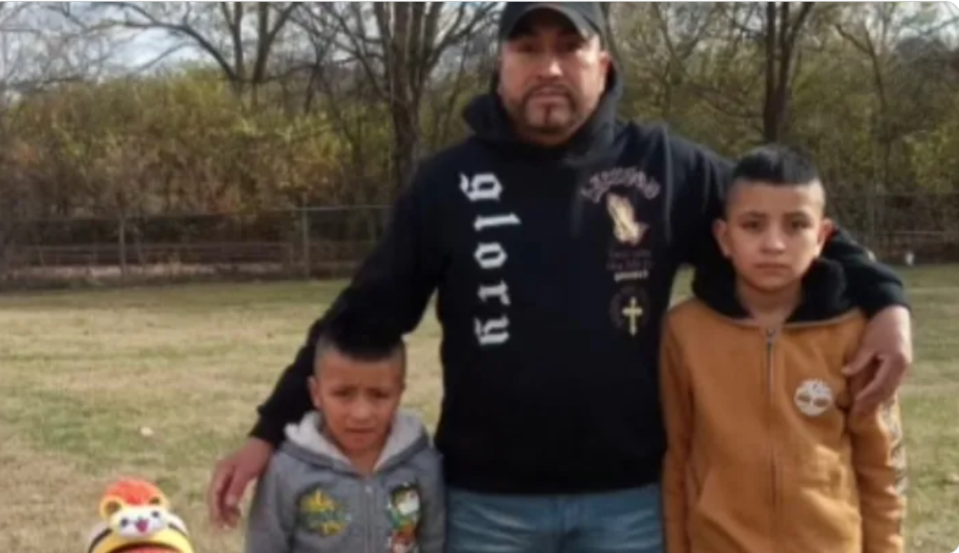 Felipe Mendez (standing with his children) lost his wife, 31-year-old Floridema Perez and his 2-year-old son, Anthony Perez Mendez, in the December 9, 2023 tornados that swept through Tennessee.