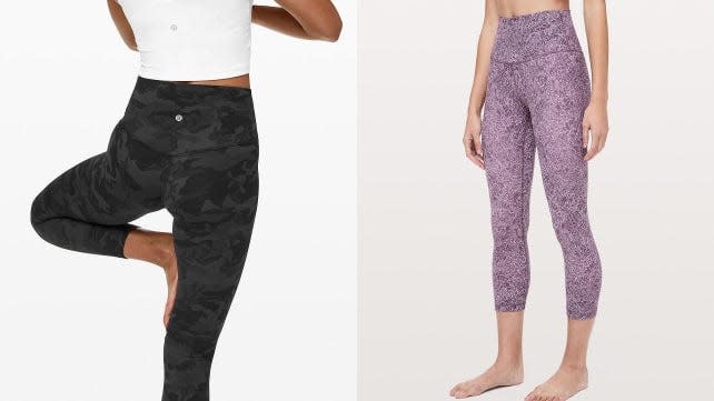 Barely there leggings are the only things we want to work out in.