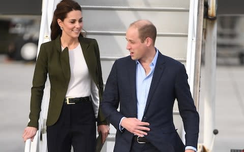 The Duke and Duchess of Cambridge land in Cyprus - Credit: Andrew Parsons/i-Images