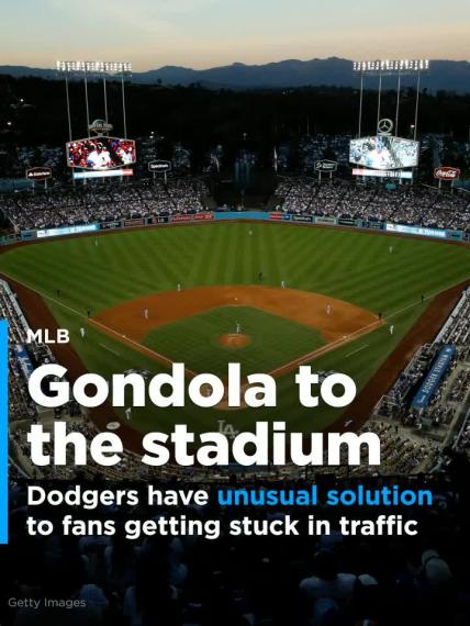 Dodgers looking into building a gondola to get fans to stadium from Union Station