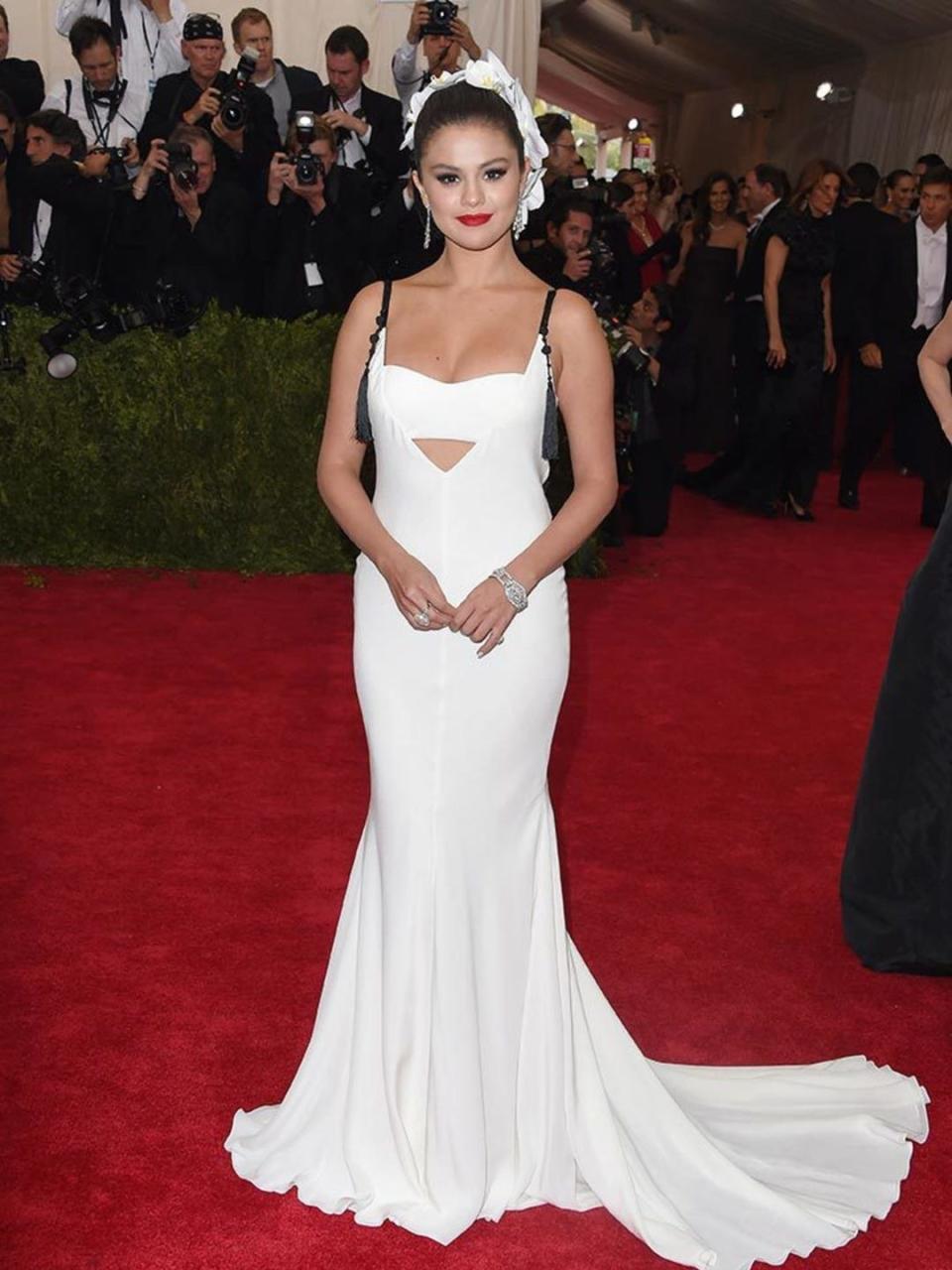 <p>Selena Gomez at the MET Ball in New York, May 2015.</p>