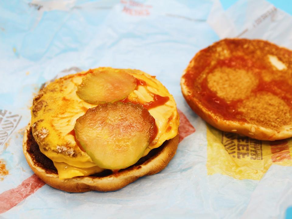 I ranked 12 fast-food double cheeseburgers from worst to best, and my ...