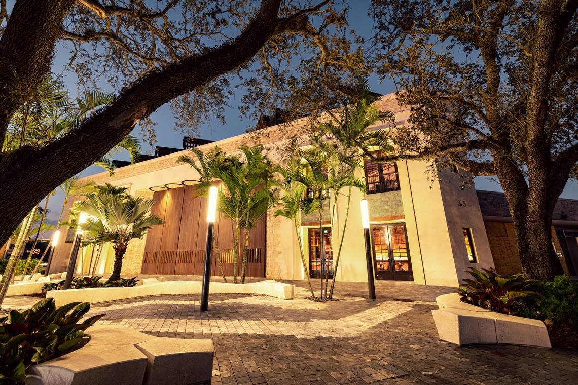 The exterior of Maiz y Agave Mexican restaurant in Coral Gables.