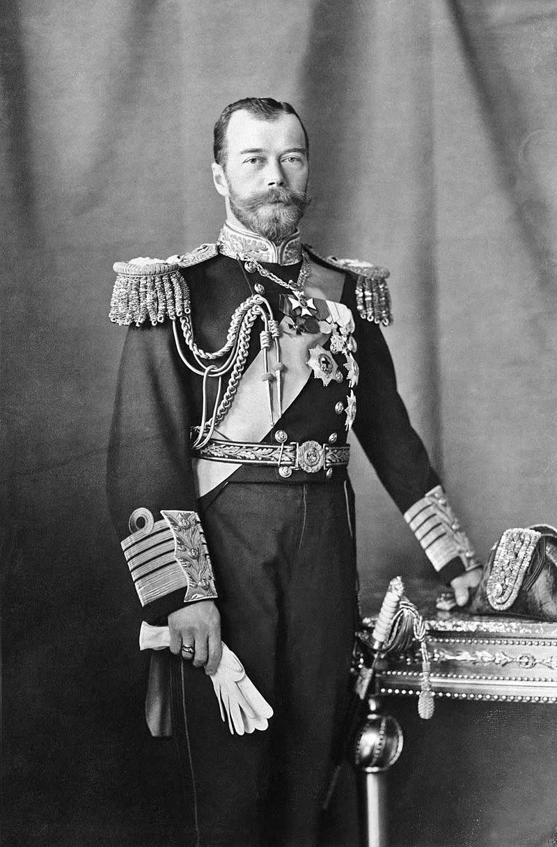 俄羅斯最後一位皇帝尼古拉二世。（圖／翻攝自維基百科）
