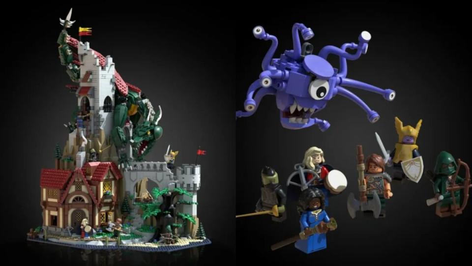 Winning LEGO Dungeons and Dragons Fan Created Set