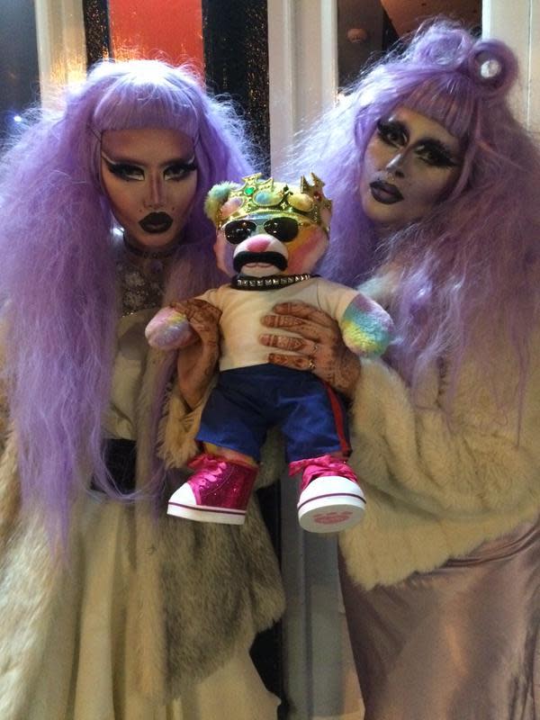 Did Harry Styles And Louis Tomlinson Take Rainbow Bondage Bear To A Drag  Show?