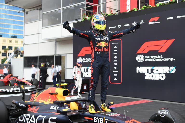 Sergio Pérez dominó el Gran Premio de Azerbaiyán y demostró que Red Bull vuela.