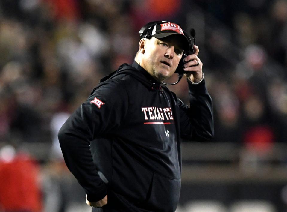 Texas Tech coach Joey McGuire and the Red Raiders learned the kickoff times Wednesday for five of their 12 regular-season games. All five are set for 6 p.m. or 6:30 p.m.