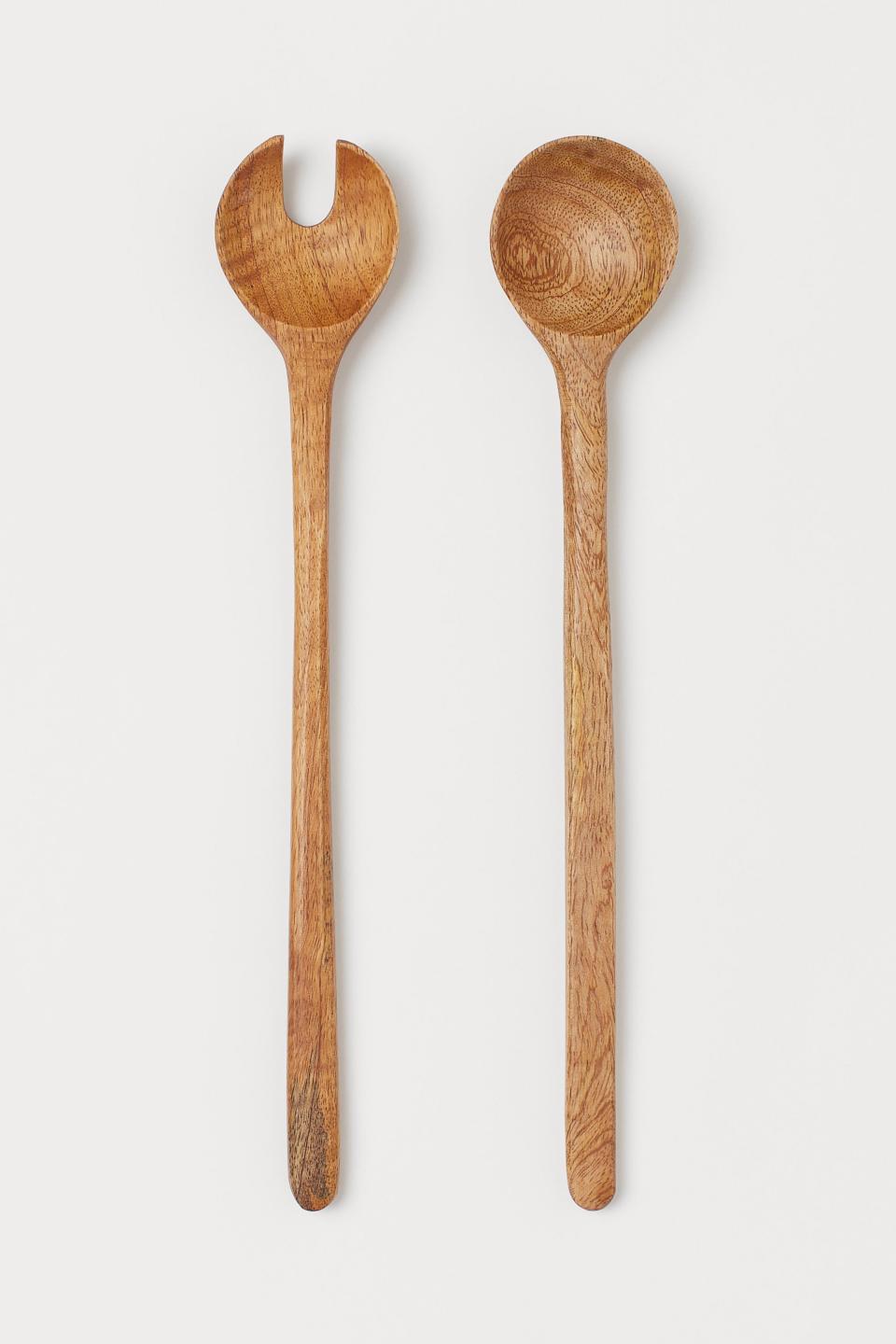 Wooden Salad Servers