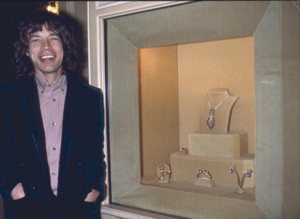 Mick Jagger in 1977, around the time Chong alleges they slept together. (Photo: Francis Apesteguy/Getty Images)