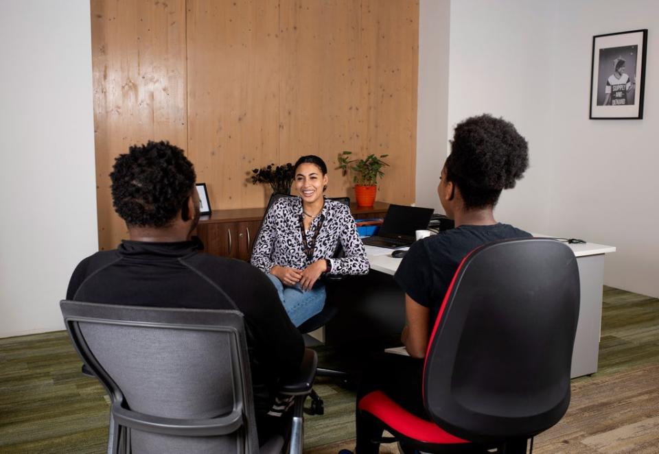 Struggling: Tamika and Tyrone are just two young black Londoners who are looking for work (Daniel Hambury)