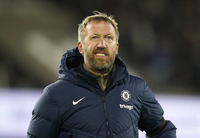 Graham Potter's Chelsea have managed just two wins from their last 10 Premier League games 