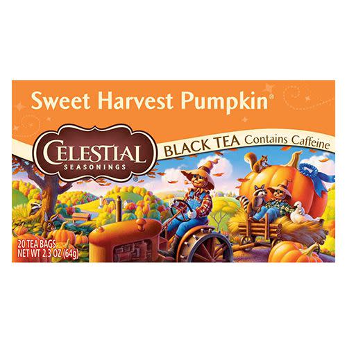 7) Celestial Seasonings Sweet Harvest Pumpkin Black Tea