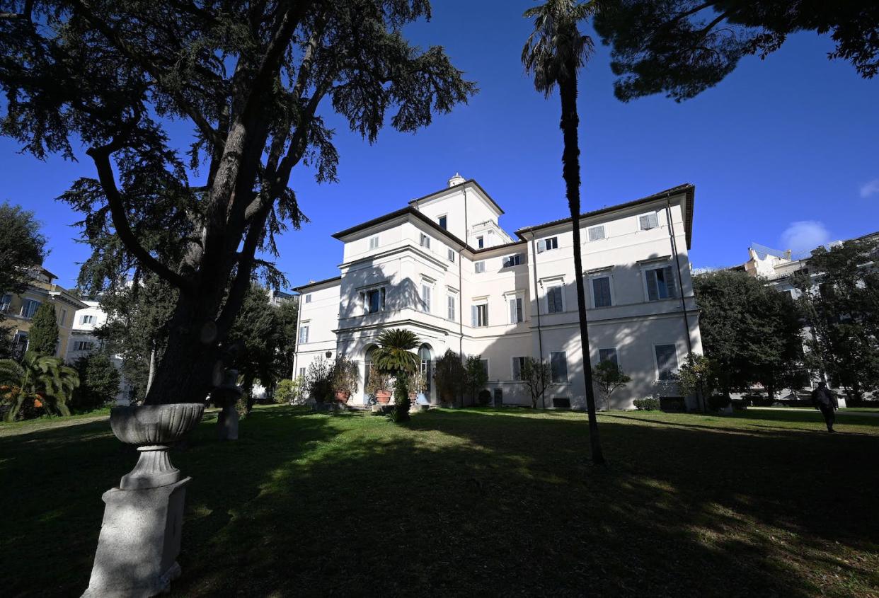 Villa Aurora in Rome, which houses works by Caravaggio and Guercino, is up for sale. <span>Vincenzo Pinto/AFP via Getty Images</span>