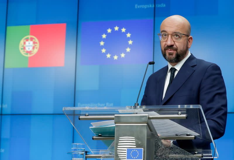 Portuguese Prime Minister Antonio Costa in Brussels