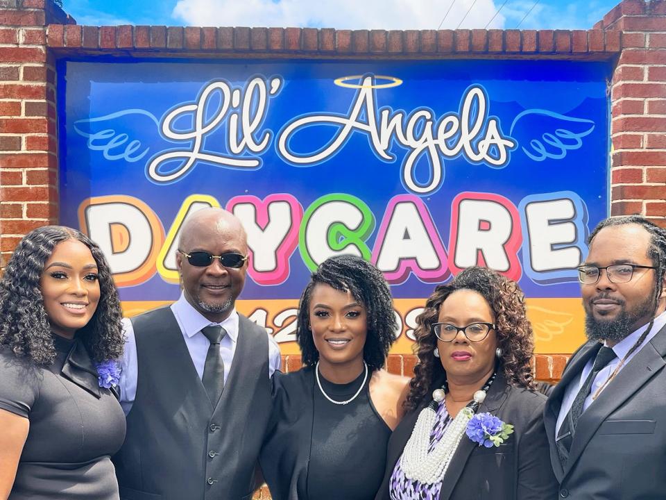 The Shaw family of Lil' Angels Daycare on 1648 Strickland Bridge Road in Fayetteville, NC.