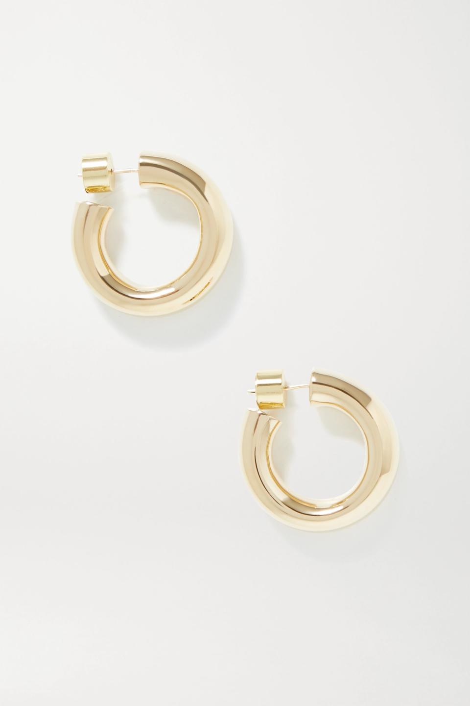 Kevin Gold-Plated Hoop Earrings