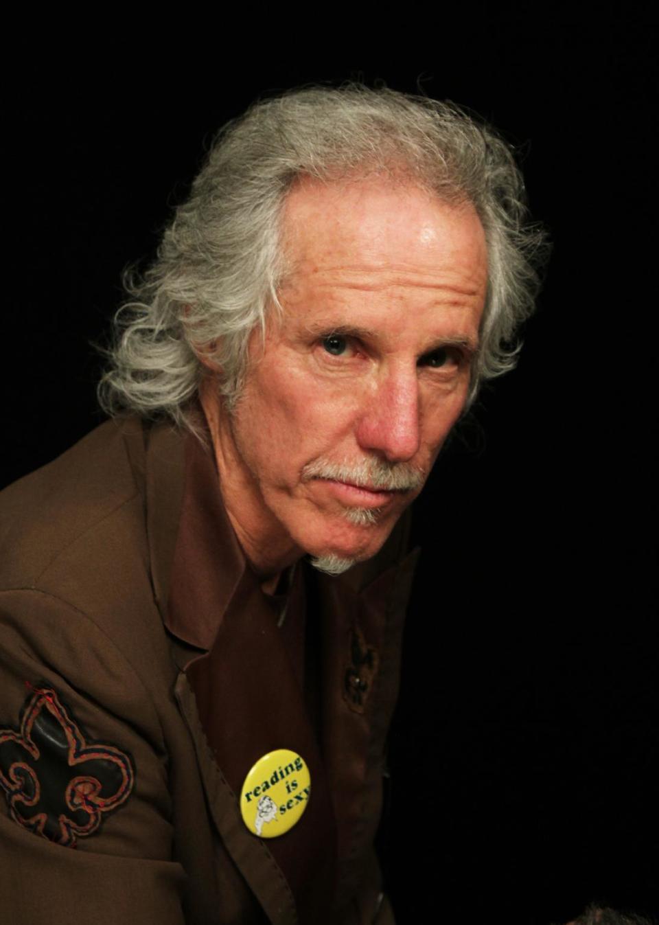 This April 17, 2013 photo shows fFormer Doors drummer John Densmore in New York. The 68-year drummer is no stranger to chronicling his former band. He wrote The New York Times best-seller, “Riders on the Storm” in 1991. He keeps the spirit of Jim Morrison alive in his latest book, "The Doors Unhinged: Jim Morrison's Legacy Goes on Trial." (AP Photo/John Carucci)