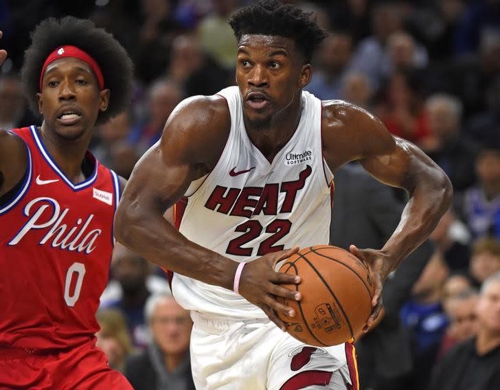 NBA: Miami Heat at Philadelphia 76ers