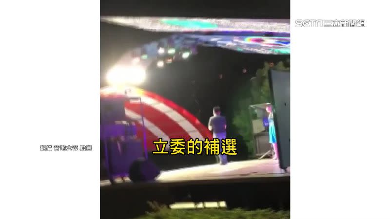 顏寬恒在餐會時提到立委補選。（圖／翻攝自音地大帝臉書）