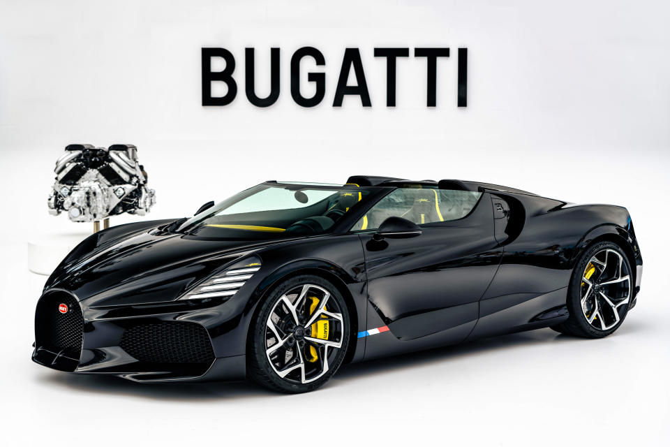 bugatti convertible w16