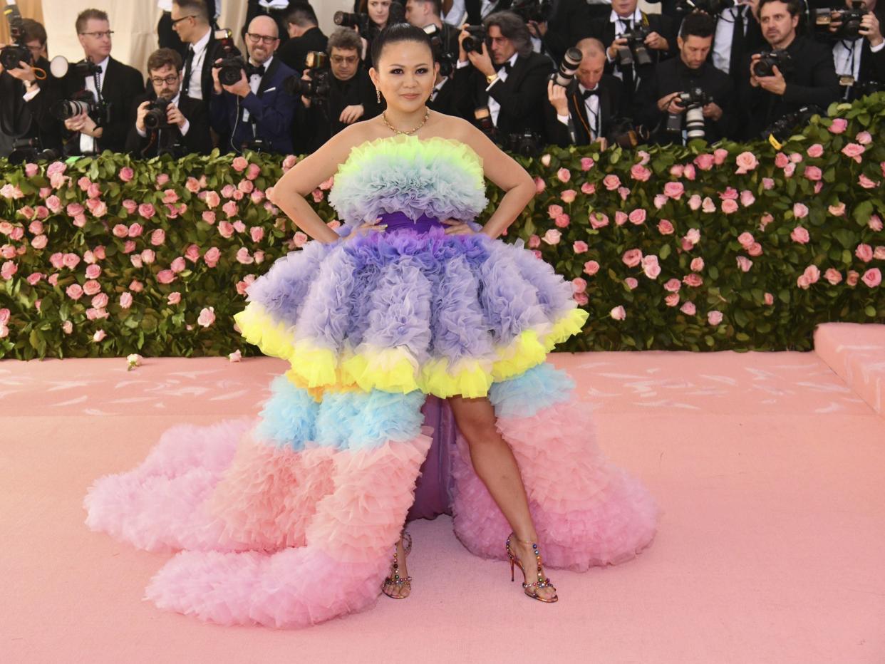 Nichapat Suphap attends The Metropolitan Museum of Art's Costume Institute benefit gala celebrating the opening of the "Camp: Notes on Fashion" exhibition on Monday, May 6, 2019, in New York.