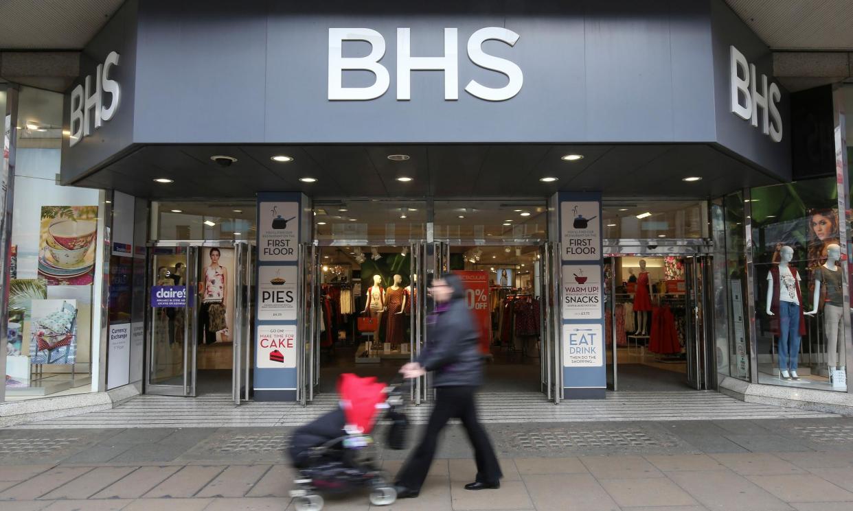 <span>BHS collapsed in 2016 with the loss of 11,000 jobs and a £571m pensions black hole.</span><span>Photograph: Philip Toscano/PA</span>