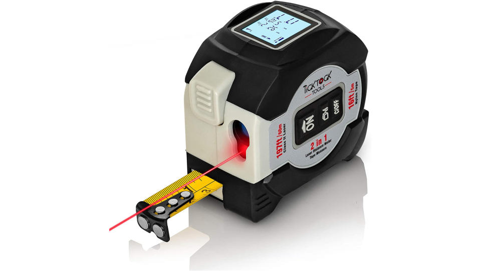 TickTock Tools Laser Tape Measure