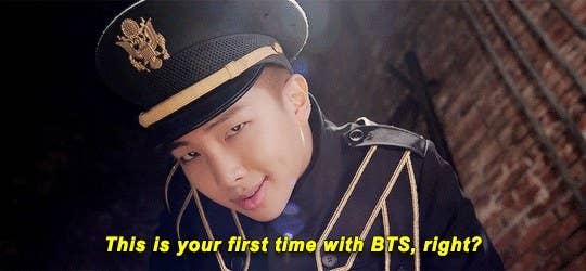 First Time with Bangtan GIF