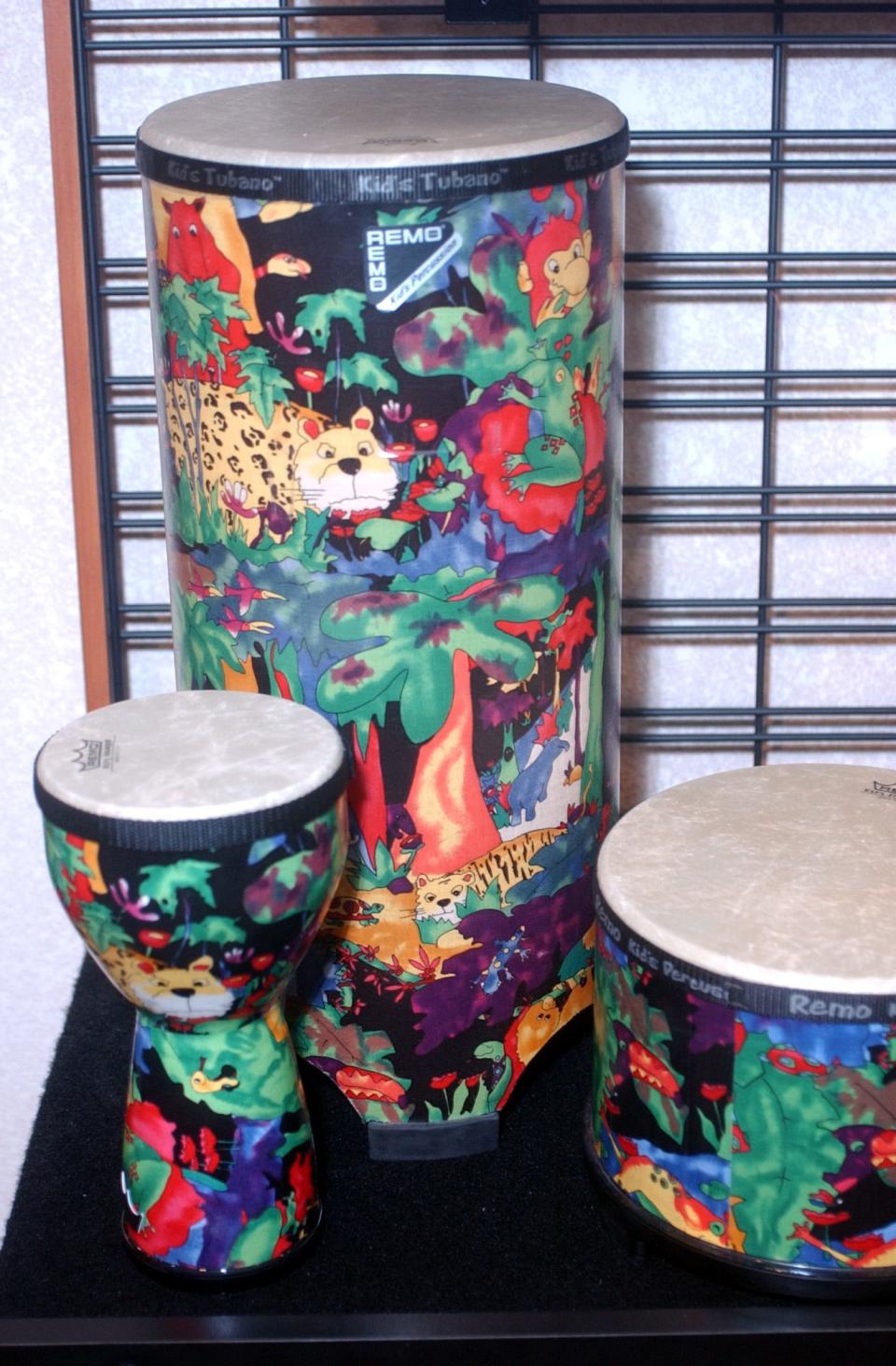 Remo sells a full line of drums and accessories that helped launch the company several decades ago.