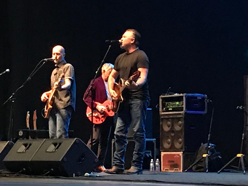 Edwin McCain entertaining at South Park Amphitheater, part of the Allegheny County free summer concert season ending this weekend.