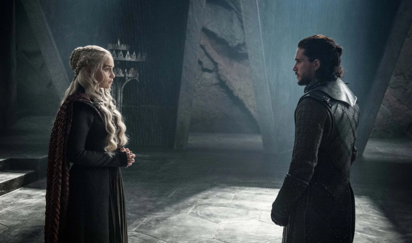 Last night we finally saw Jon Snow and Daenerys Targaryen meet for the first time. Source: HBO