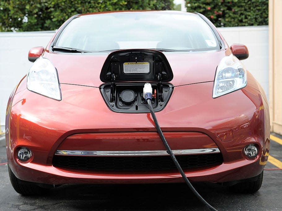 A general view of atmosphere is seen at the Nissan LEAF Drive Electric Tour Sneak Preview at Westfield Century City on October 21, 2010 in Los Angeles, California.