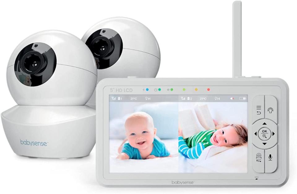 Babysense 5” HD Split Screen Video Baby Monitor