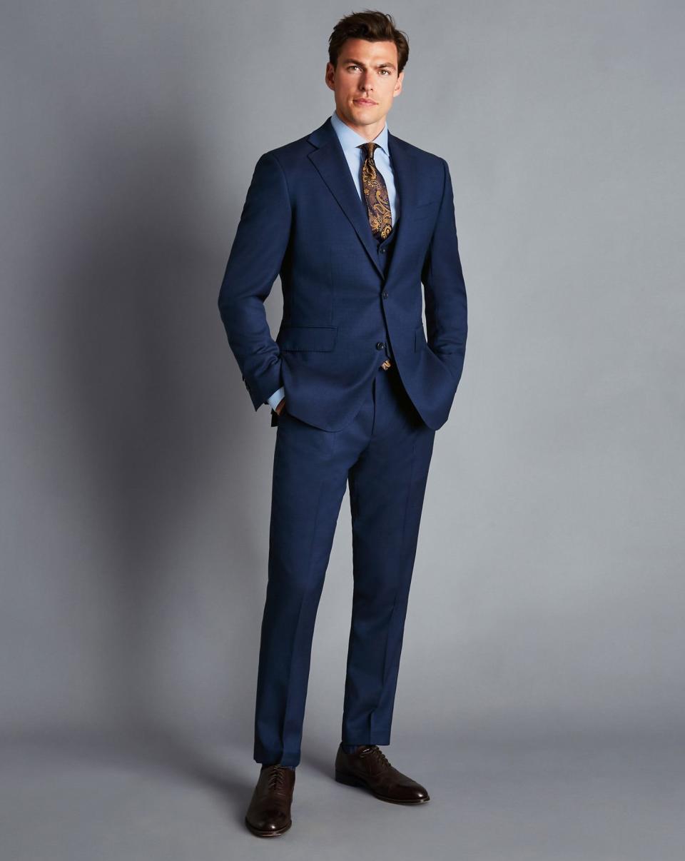 <p><a href="https://go.redirectingat.com?id=74968X1596630&url=https%3A%2F%2Fwww.charlestyrwhitt.com%2Fus%2Fbirdseye-ultimate-performance-suit---indigo-blue%2FSUT47IDG.html&sref=https%3A%2F%2Fwww.menshealth.com%2Fstyle%2Fg40011009%2Fbest-wedding-suits-men%2F" rel="nofollow noopener" target="_blank" data-ylk="slk:Shop Now;elm:context_link;itc:0;sec:content-canvas" class="link ">Shop Now</a></p><p>Birdseye Ultimate Performance Suit</p><p>charlestyrwhitt.com</p><p>$549.00</p>