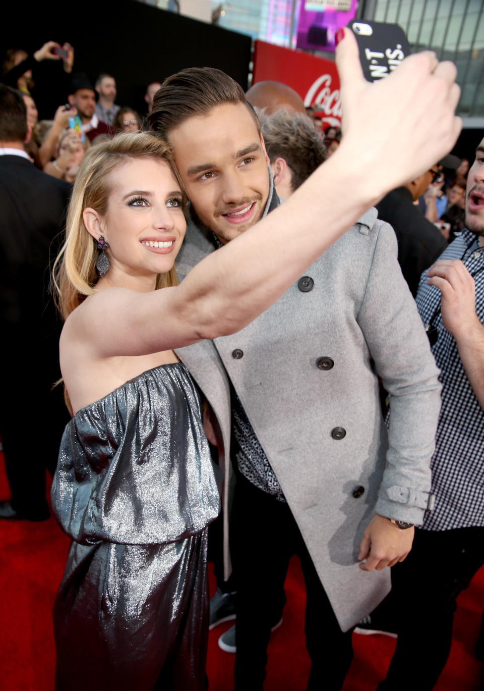 Actress Emma Roberts and singer Liam Payne have two of the most popular names that people chose for their babies in 2017. (Photo: Christopher Polk/AMA2013/Getty Images for DCP)