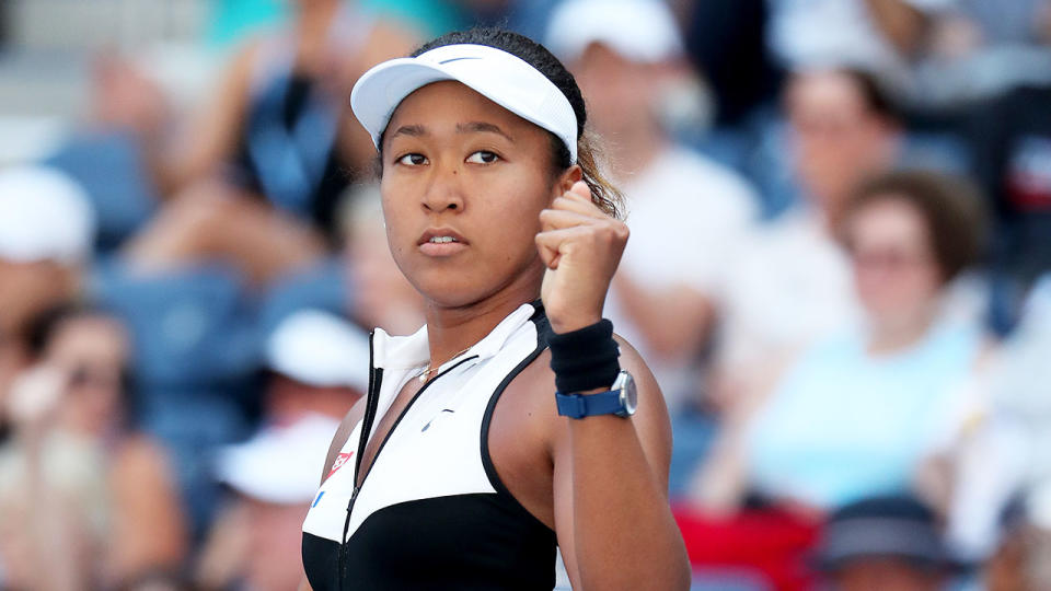 Naomi Osaka was impressive in her second round win. 