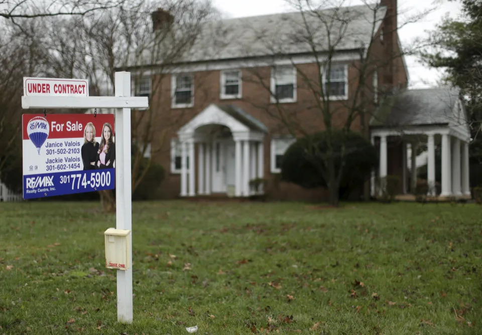 A home for sale in Silver Spring, Maryland. REUTERS/Gary Cameron