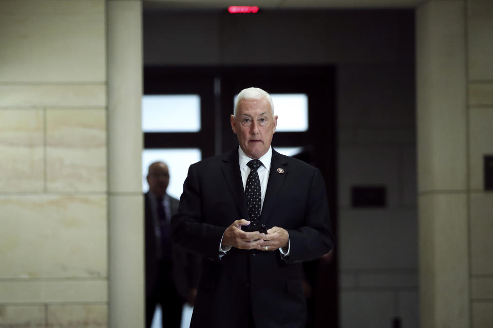 Rep. Greg Pence (R-IN), brother of Vice President Mike Pence, arrives for a briefing with members of the U.S. House of Representatives about the situation with Iran, at the U.S. Capitol on January 8, 2020 in Washington, DC. (Photo: Drew Angerer/Getty Images)