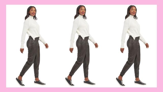 Spanx Leather-Like Joggers are finally back in stock: Why shoppers are  obsessed