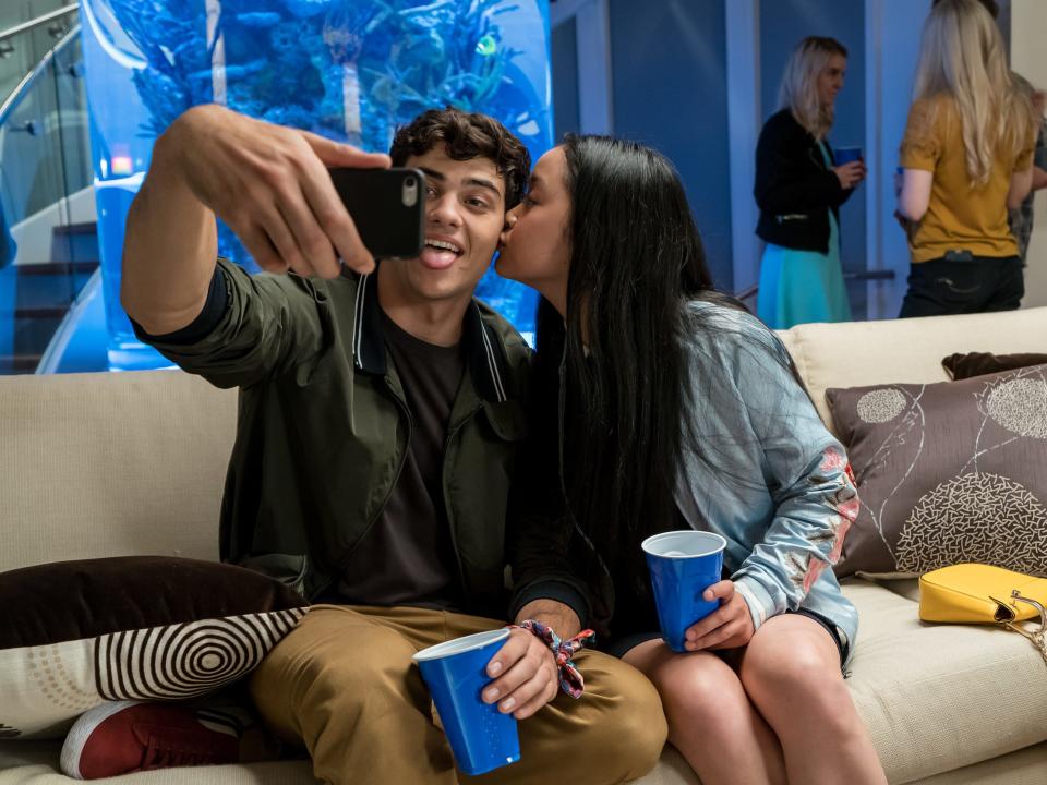 To All The Boys i've loved before Noah Centineo Lana Condor selfie