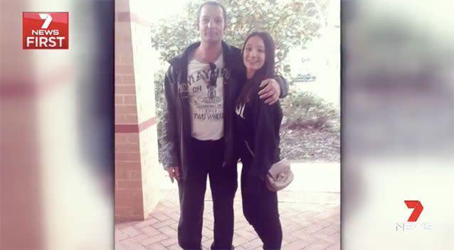 Stab victim Andrea Geranis (left). Source: 7 News